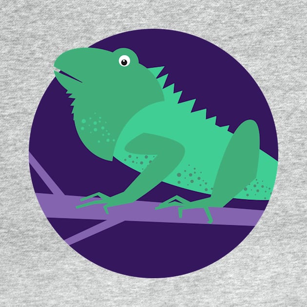 Animals in the nursery - iguana by Piakolle